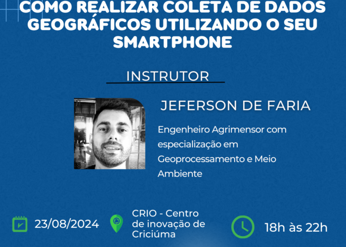 Workshop: Como realizar coleta de dados geográficos utilizando o seu smartphone